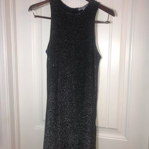 Olivia Sky Metallic Mini Dress